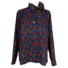 Chemise en soie multicolore Yves Saint Laurent