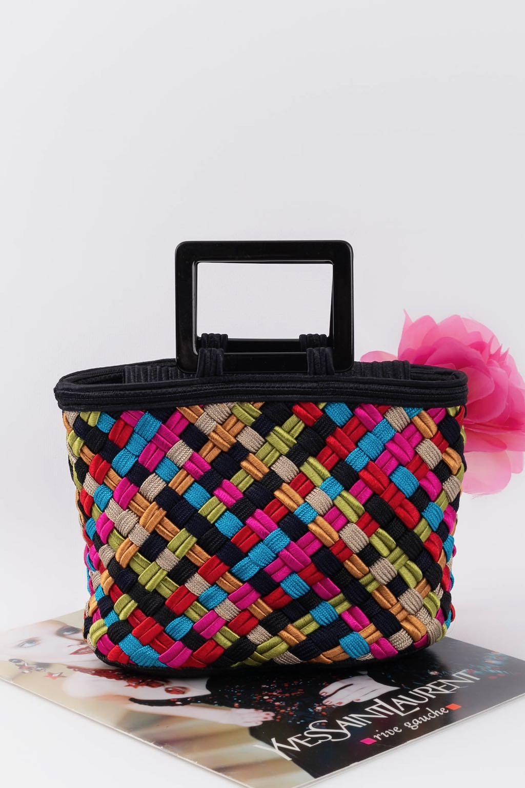 Yves Saint Laurent Multicoloured Trimmings Bag For Sale 5