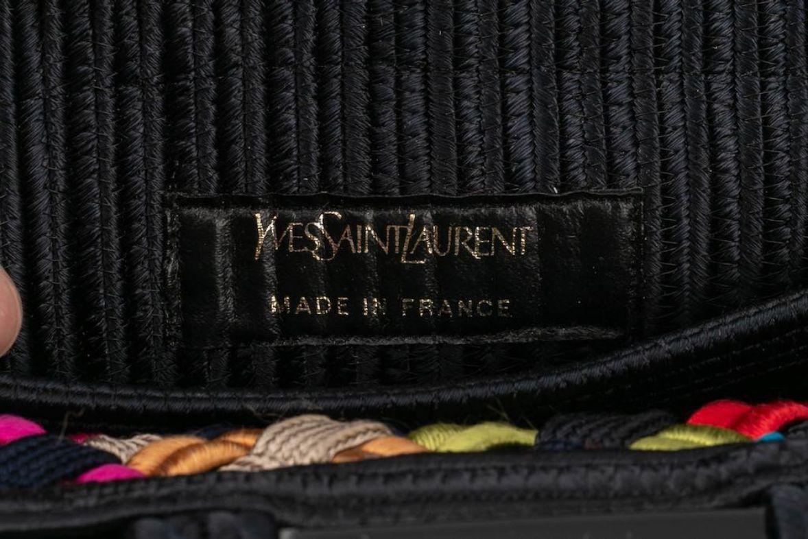 Yves Saint Laurent Mehrfarbige Tasche mit Besatz im Angebot 3