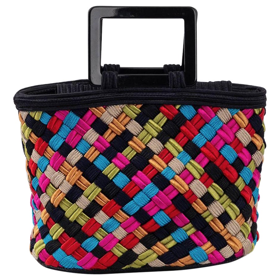 Yves Saint Laurent Bolso de pasamanería multicolor en venta