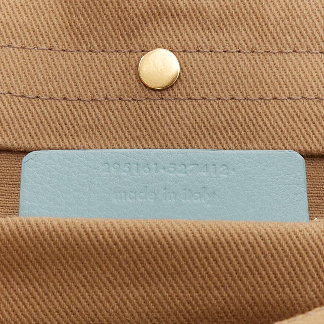 YVES SAINT LAURENT Muse 2 glacier canvas trim gold hardware leather satchel bag in vendita 7