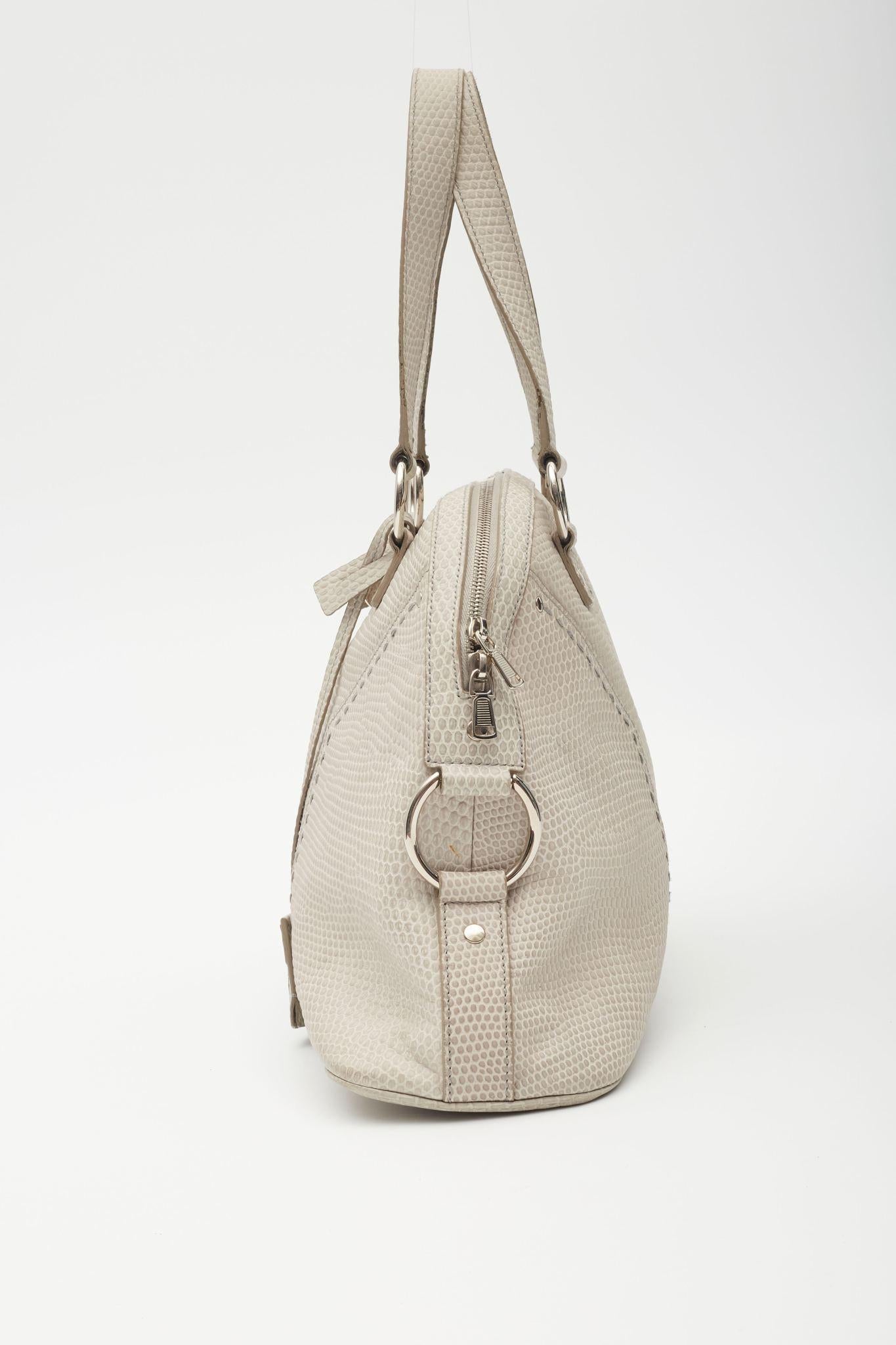 Yves Saint Laurent Muse Bag Lizzard Taupe 1