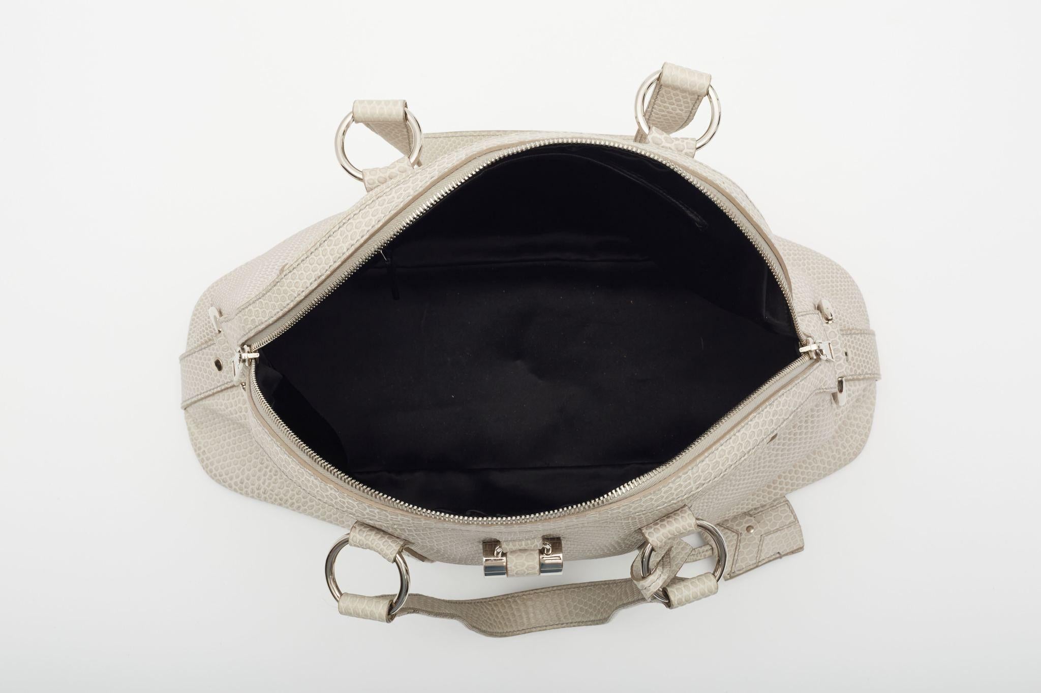 Yves Saint Laurent Muse Bag Lizzard Taupe 3