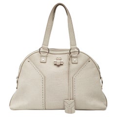 Yves Saint Laurent Muse Bag Lizzard Taupe