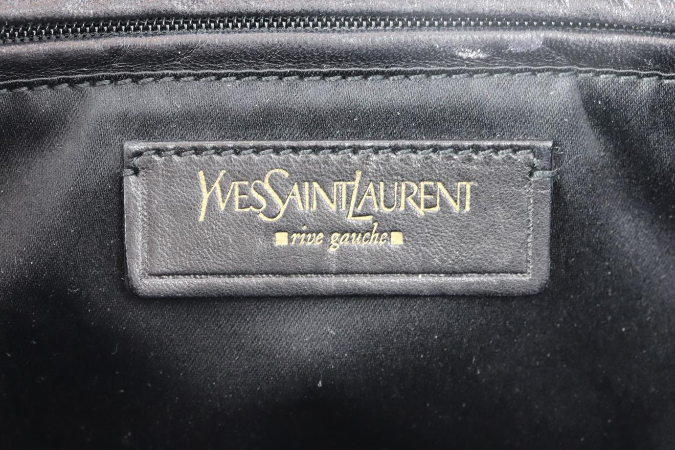 Yves Saint Laurent Muse Large Leopard Print Fur Shoulder Bag In Excellent Condition In London, GB