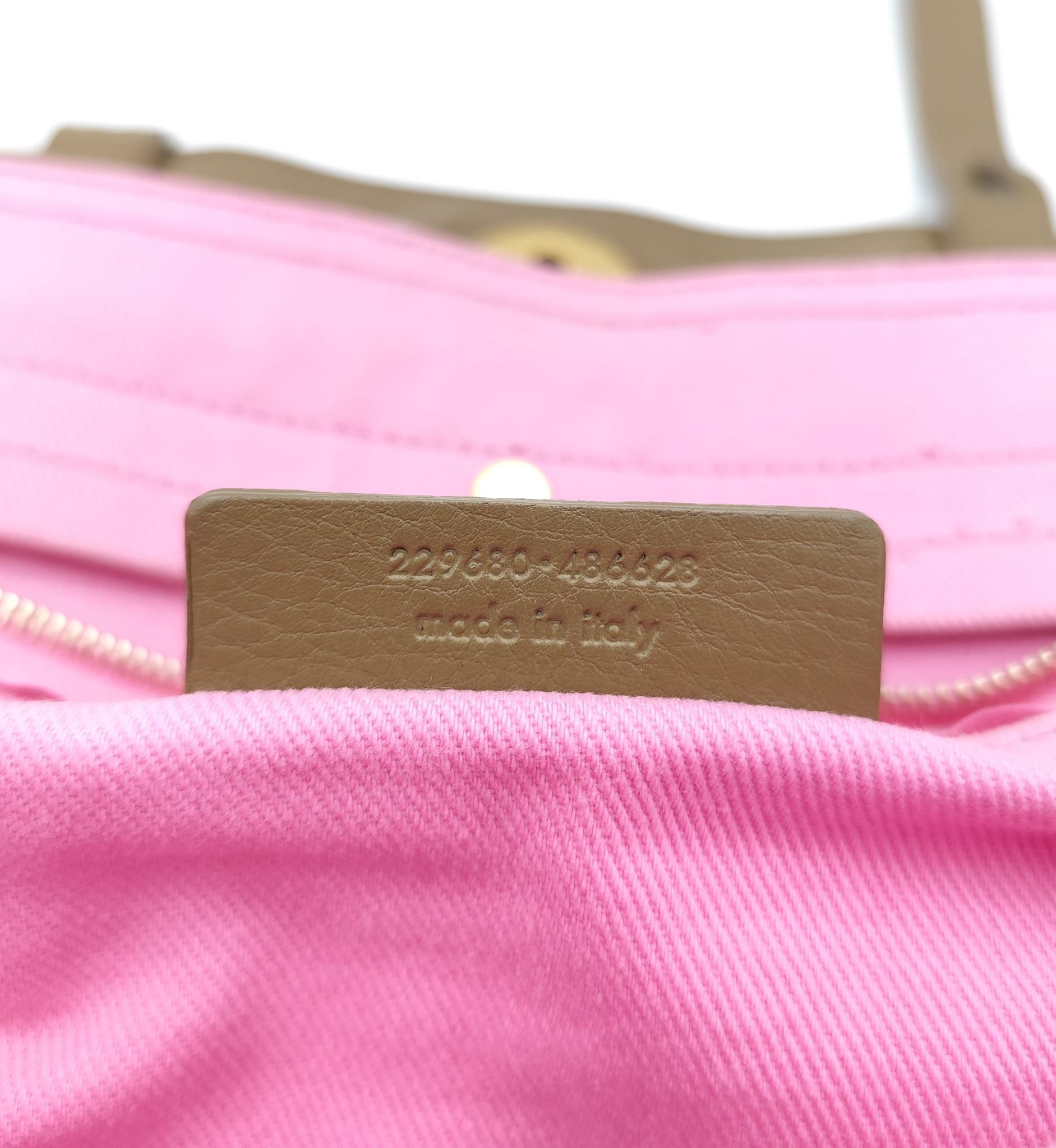 Yves Saint Laurent Muse Two - borsa beige e rosa in vendita 14