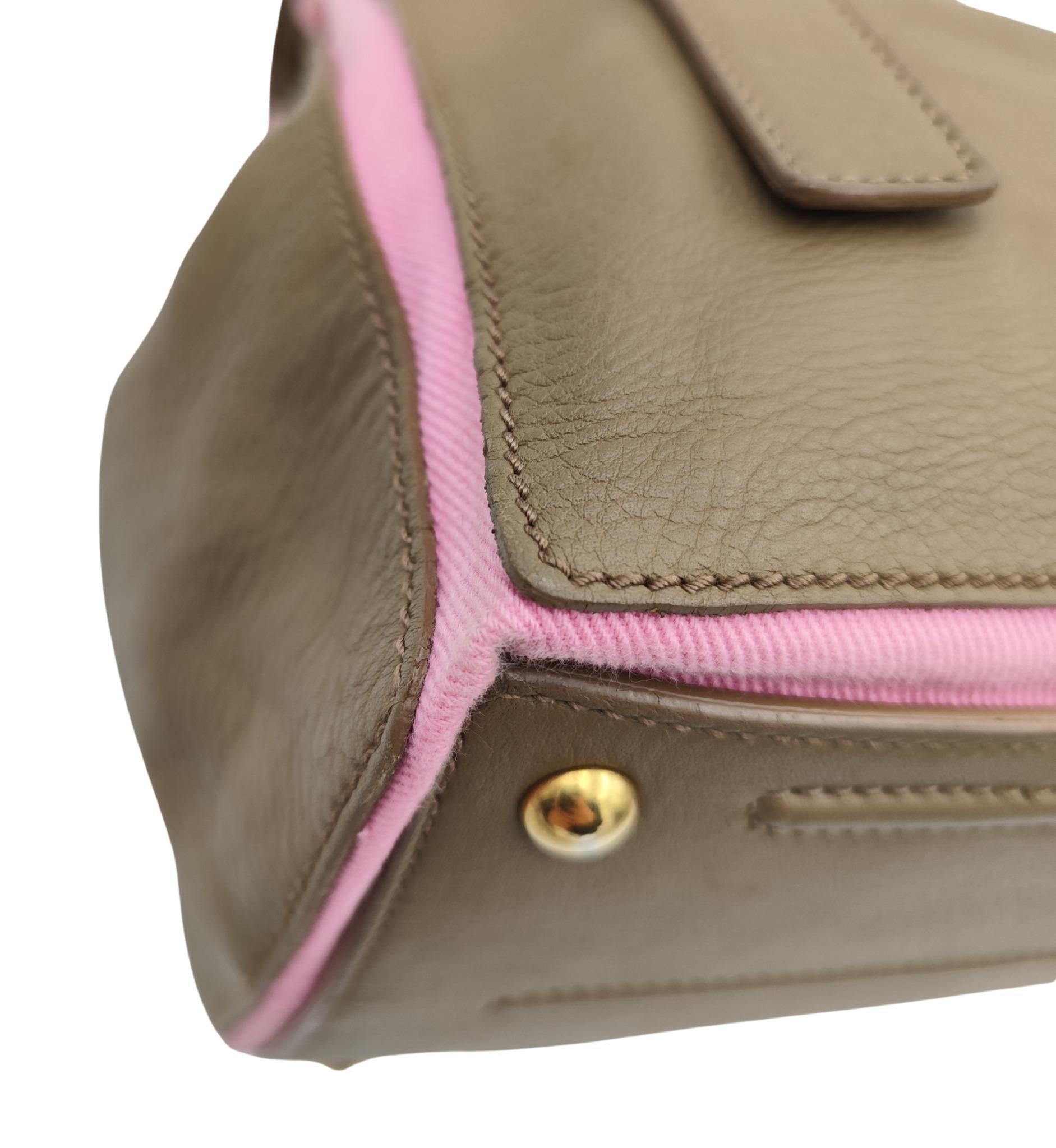 Yves Saint Laurent Muse Two - borsa beige e rosa in vendita 3