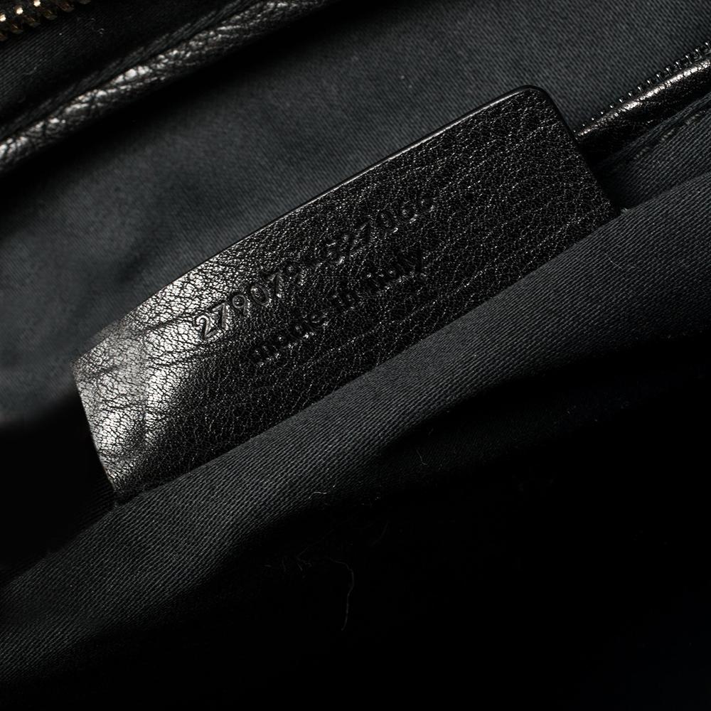 Yves Saint Laurent Mustard/Black Leather Medium Cabas Y-Ligne Tote 6