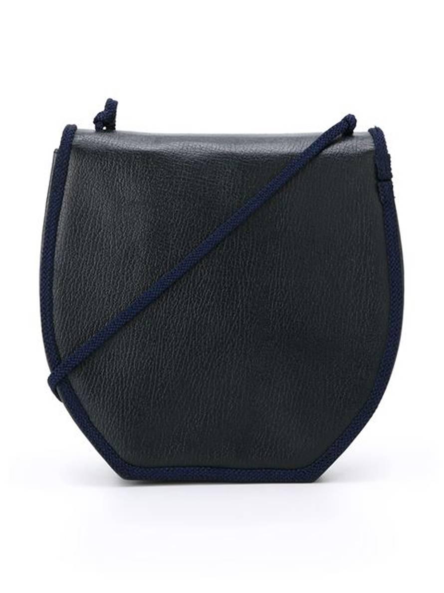 braided leather purse