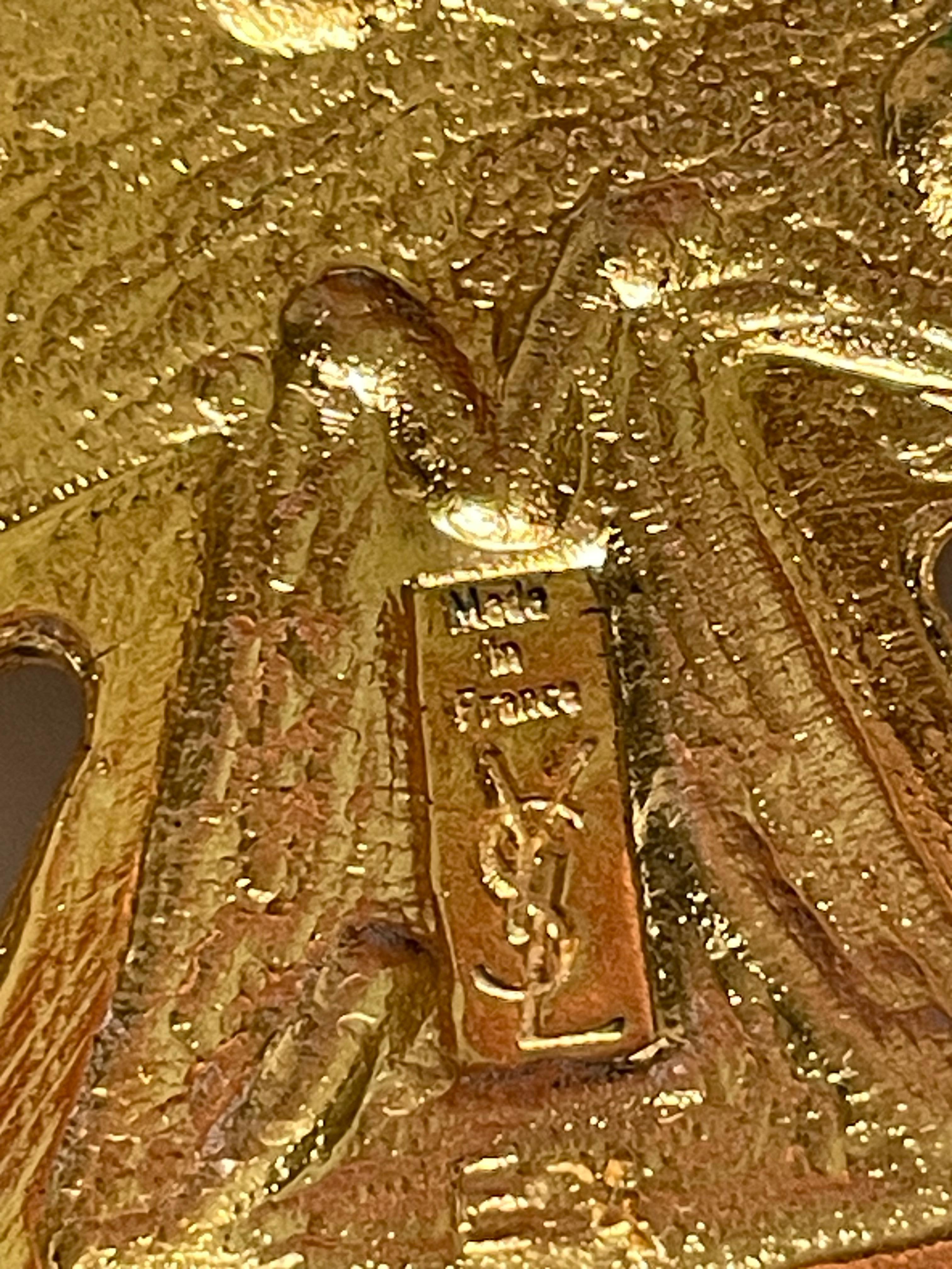 YVES SAINT LAURENT Conjunto de collar y pendientes en venta 7