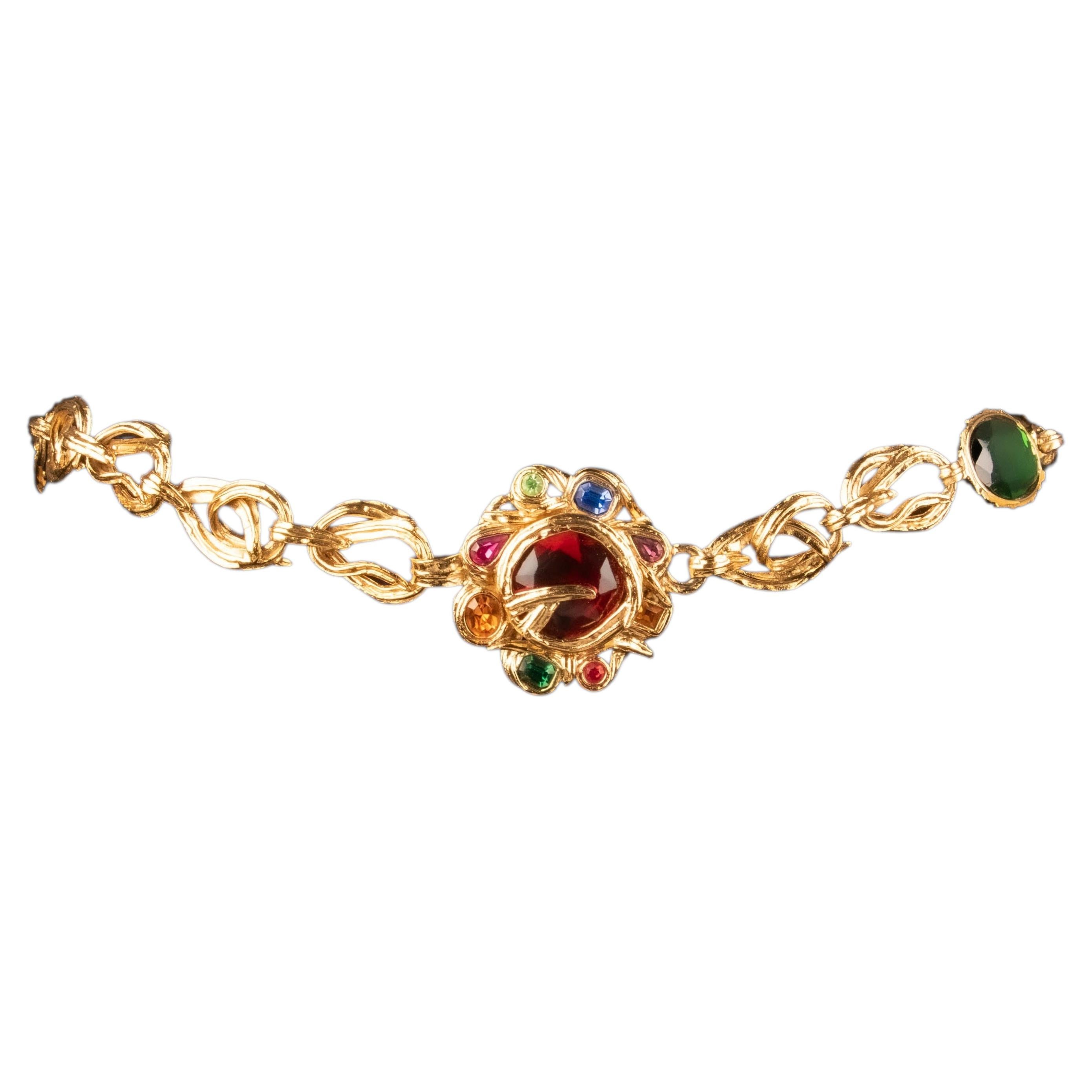 Yves Saint Laurent necklace / belt by Yves Saint Laurent Winter 1991 For Sale