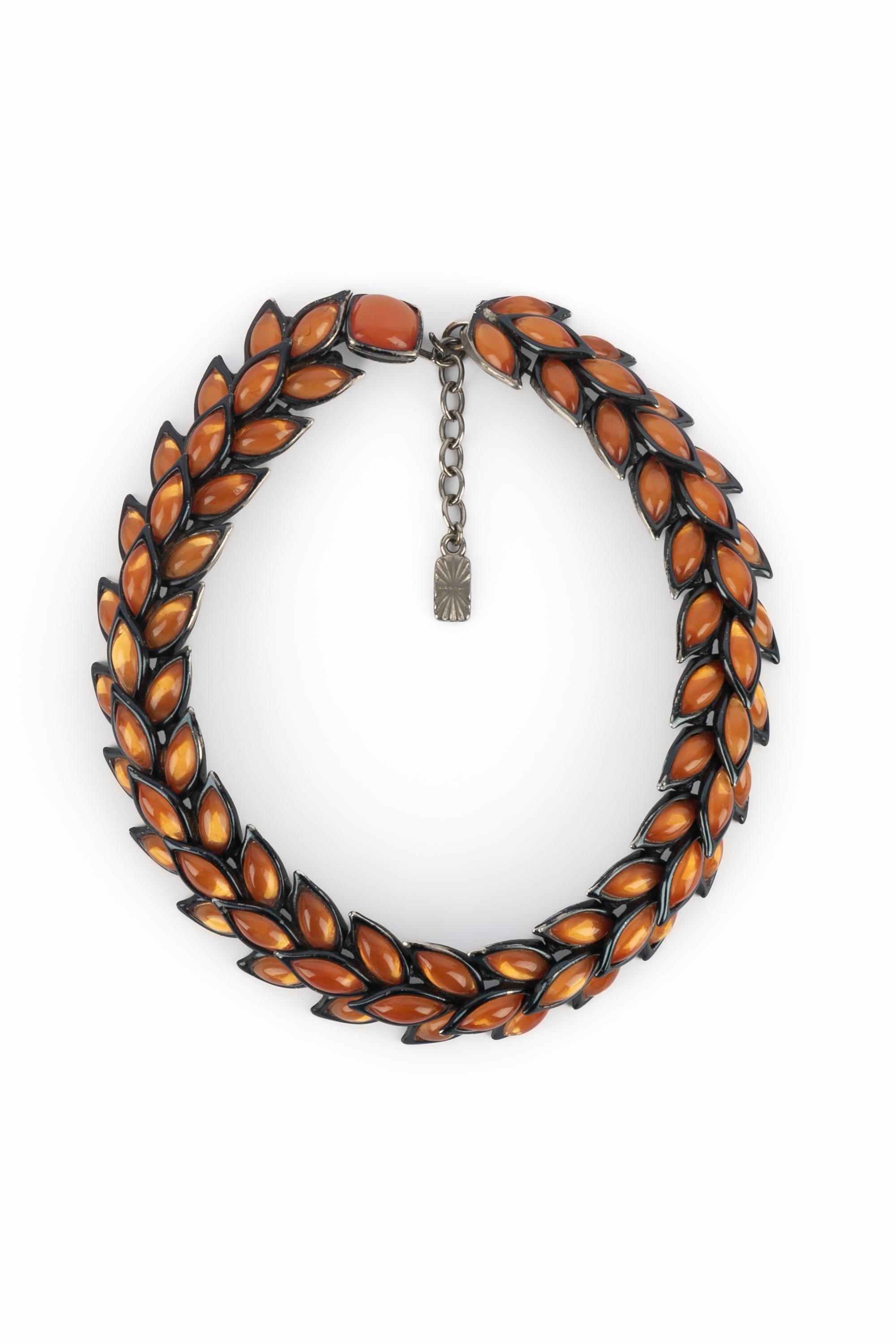 Yves Saint Laurent collana spighe di grano In condizioni ottime in vendita a SAINT-OUEN-SUR-SEINE, FR
