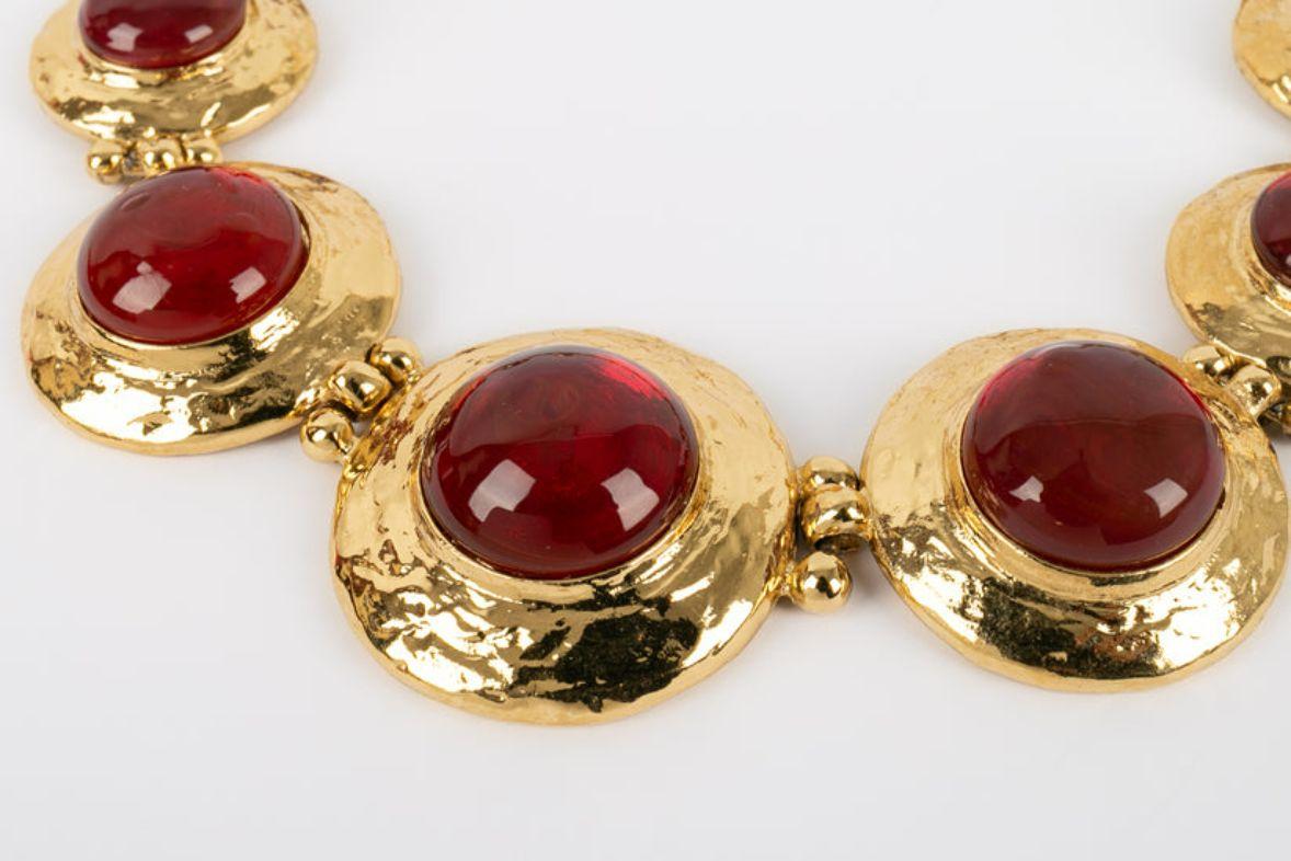 Yves Saint Laurent Halskette aus Gold-Metall Damen im Angebot