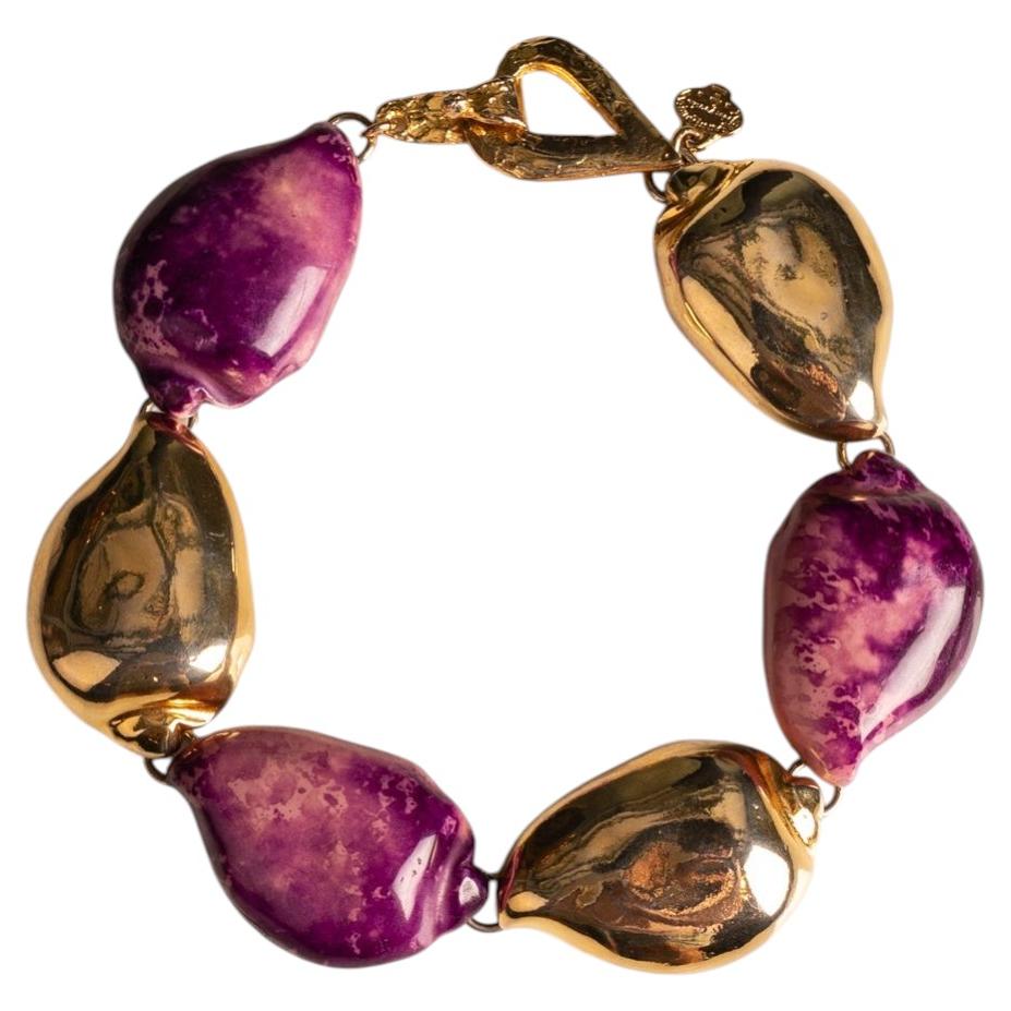 Collar «Shell» de Yves Saint Laurent, colección de verano de 1994