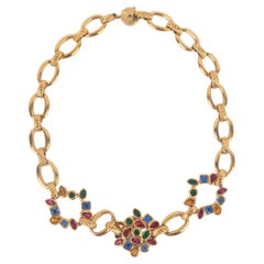 Yves Saint Laurent necklace with rhinestones