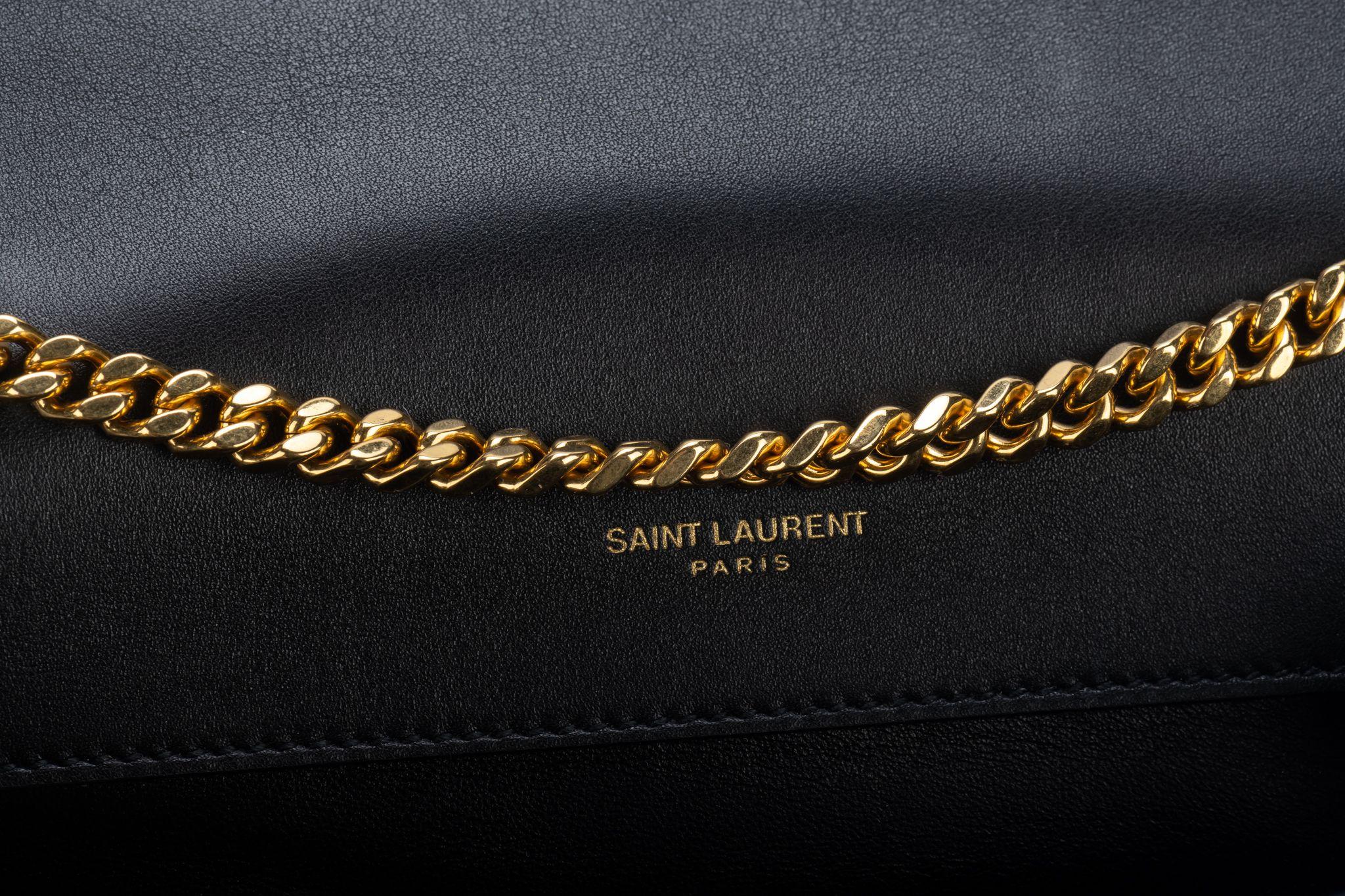 Yves Saint Laurent Neue blaue Python Crossbody Tasche im Angebot 7
