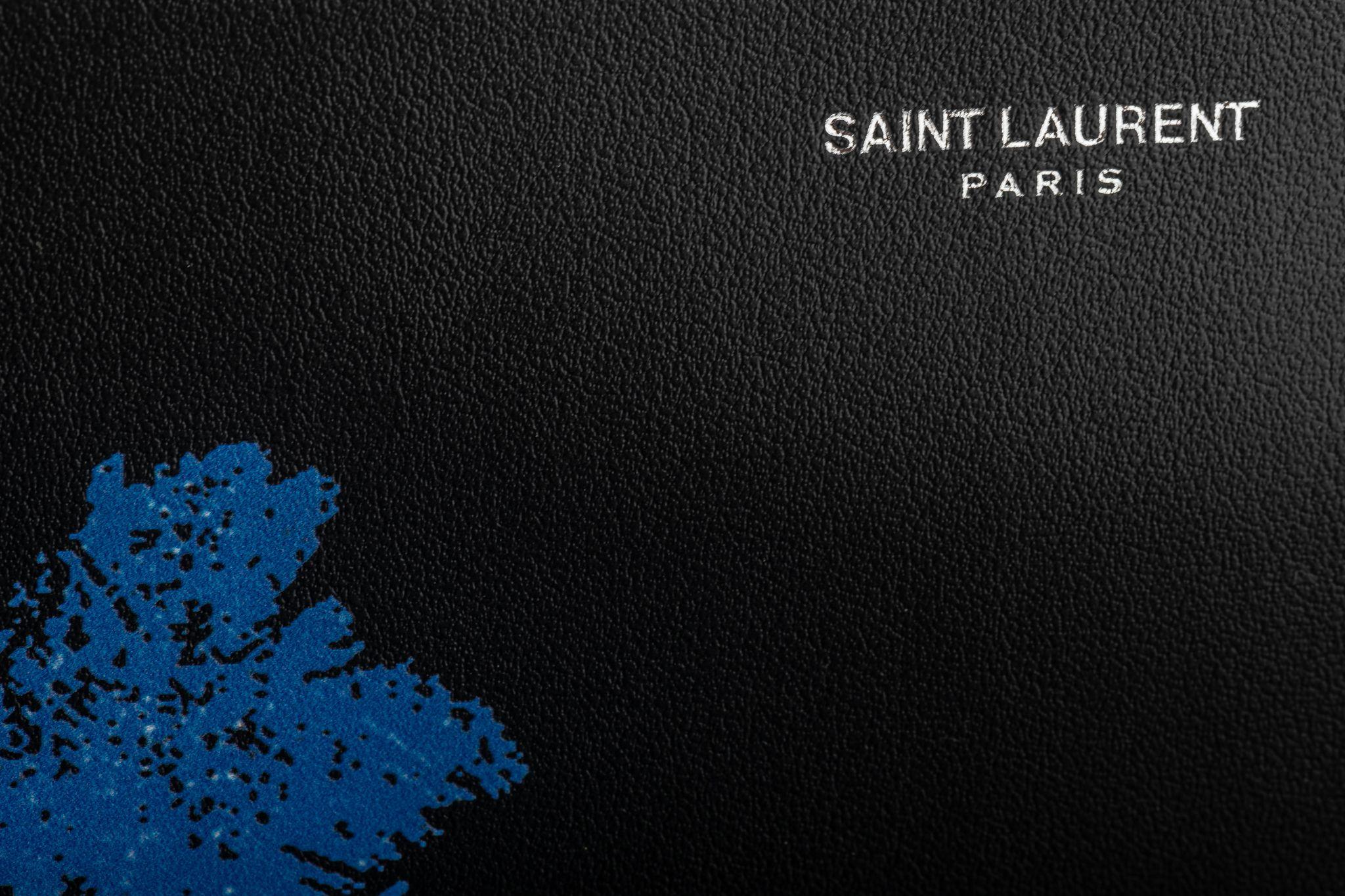 Yves Saint Laurent New Sunset Pochette en cuir noir Pour femmes en vente