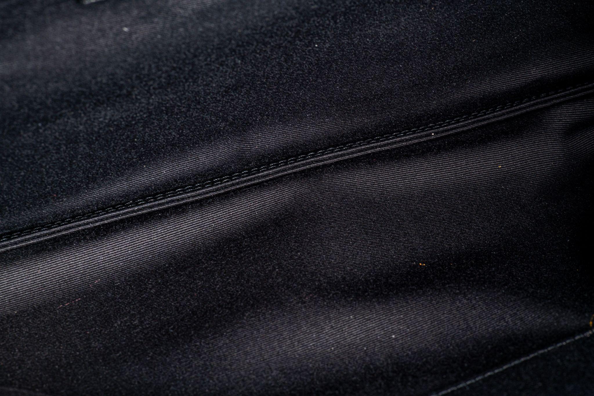 Yves Saint Laurent New Sunset Pochette en cuir noir en vente 4