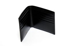 Yves Saint Laurent NIB Black Leather Bifold Wallet