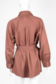 Yves Saint Laurent Nut YSL Safari  Cotton Jacket