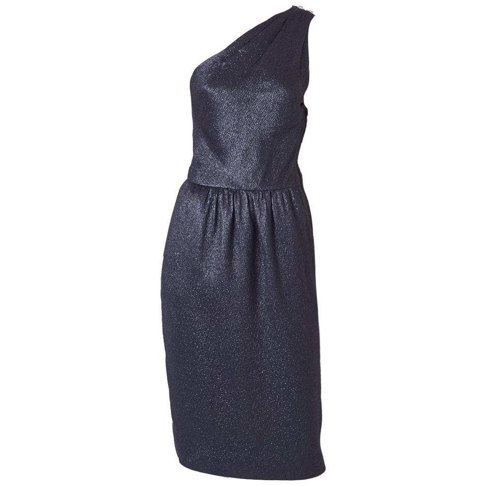 Yves Saint Laurent One Shoulder Cocktail Dress For Sale