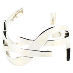 Yves Saint Laurent Opyum Manchette Silver Bracelet