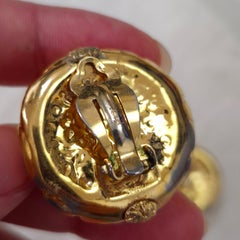 Boucles d'oreilles vintage Yves Saint Laurent 1980