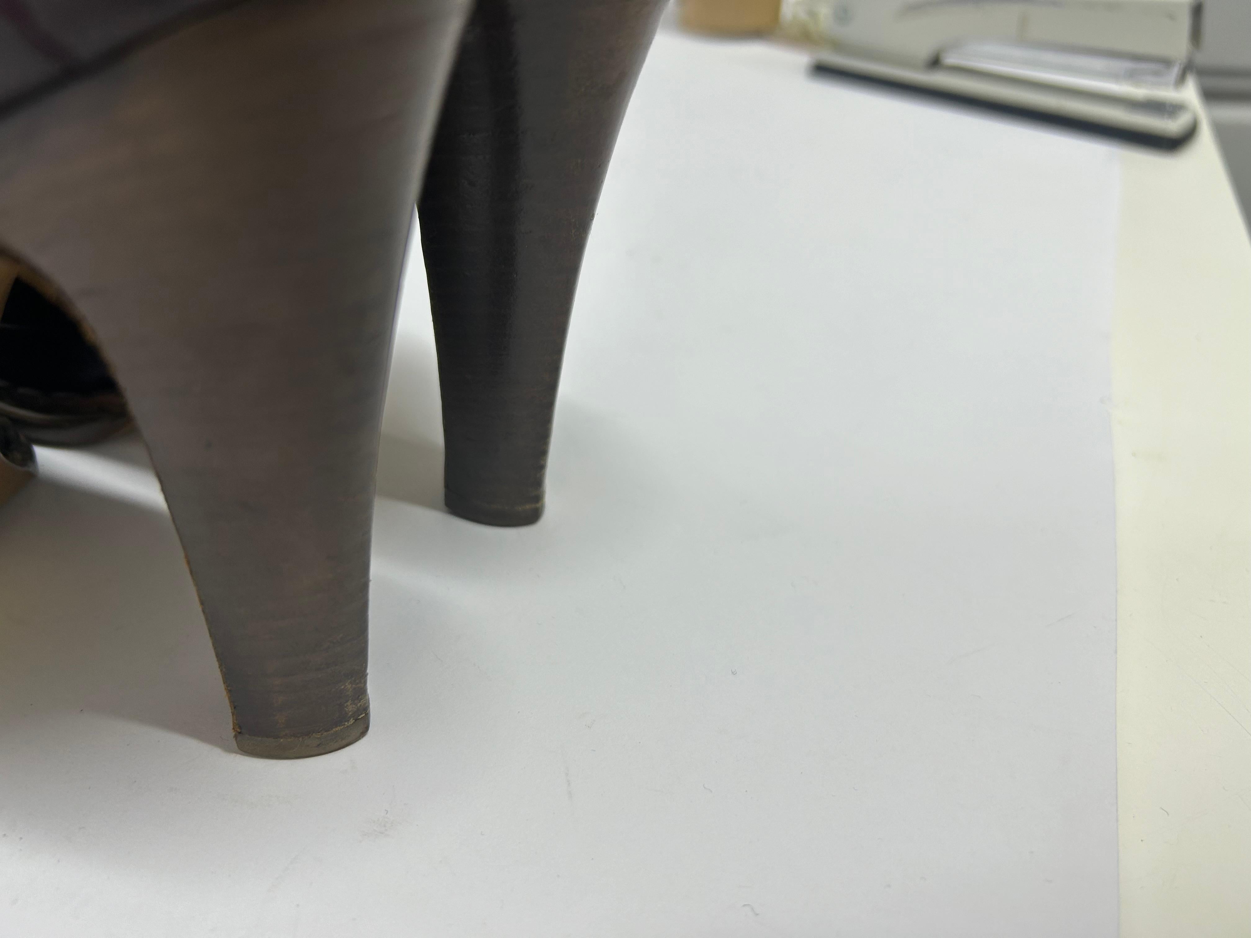 Yves Saint Laurent Oxford Platform Pumps Size EU 37 12