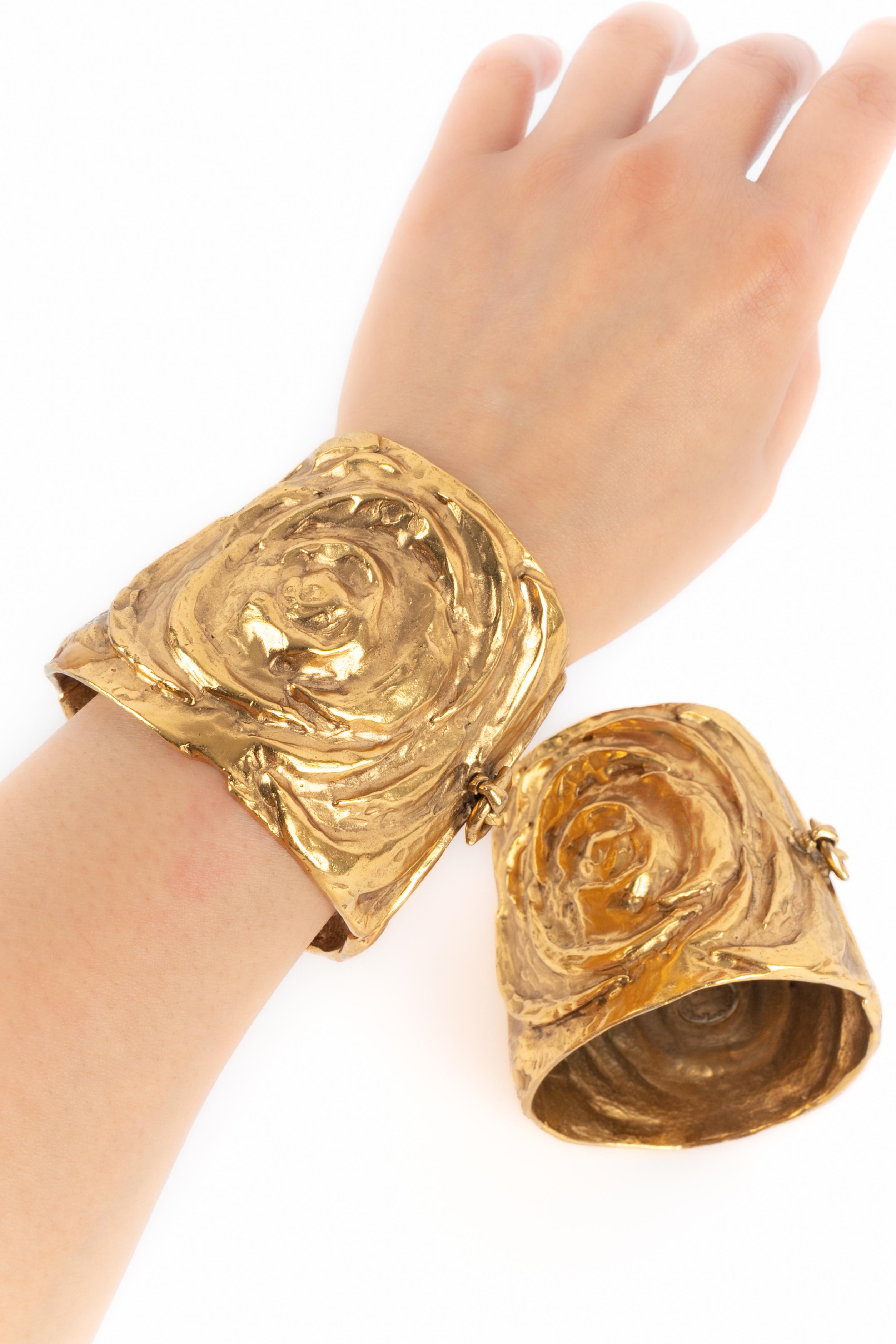 Yves Saint Laurent pair of bracelets For Sale 6