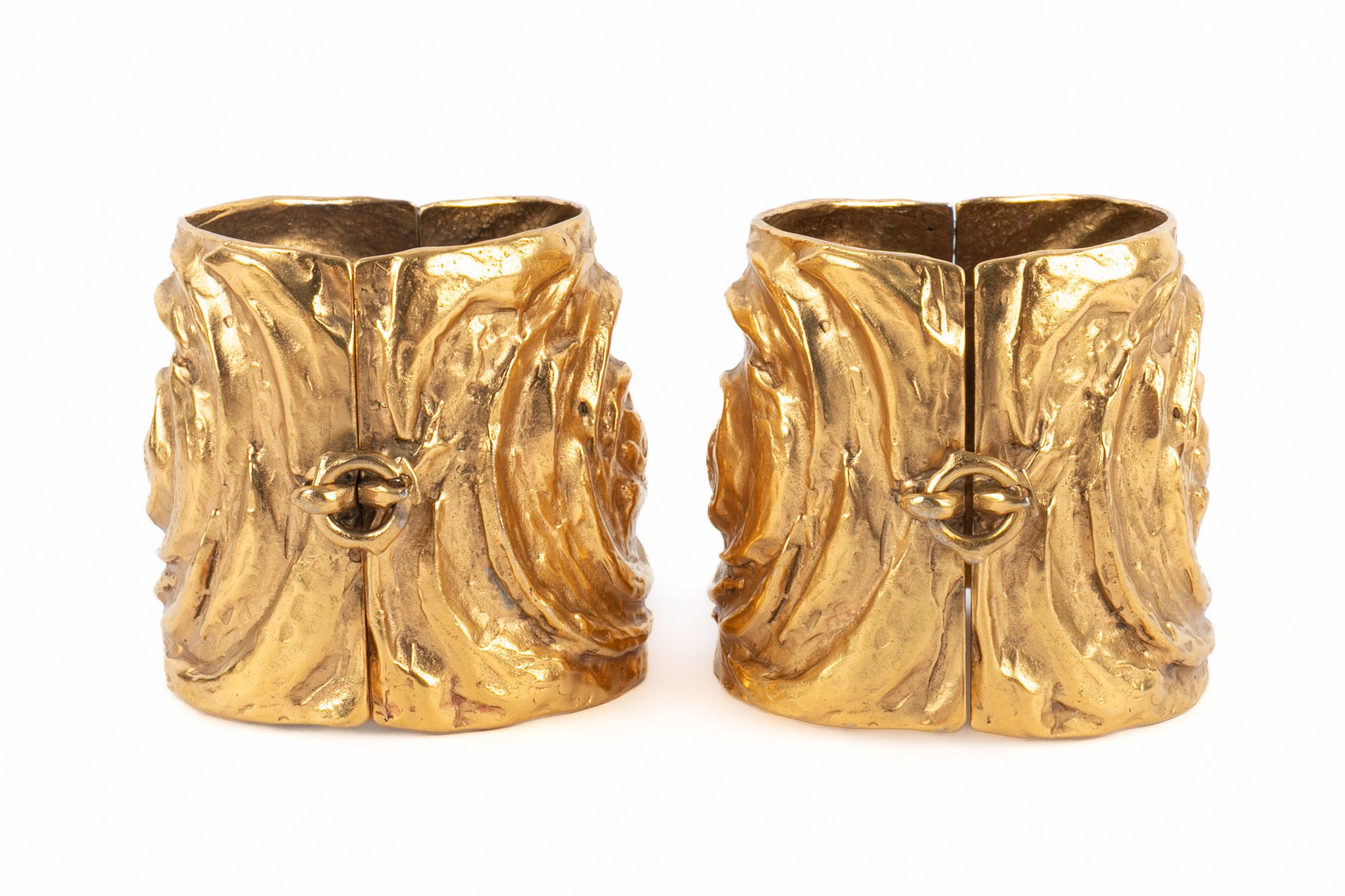 Women's Yves Saint Laurent pair of bracelets For Sale