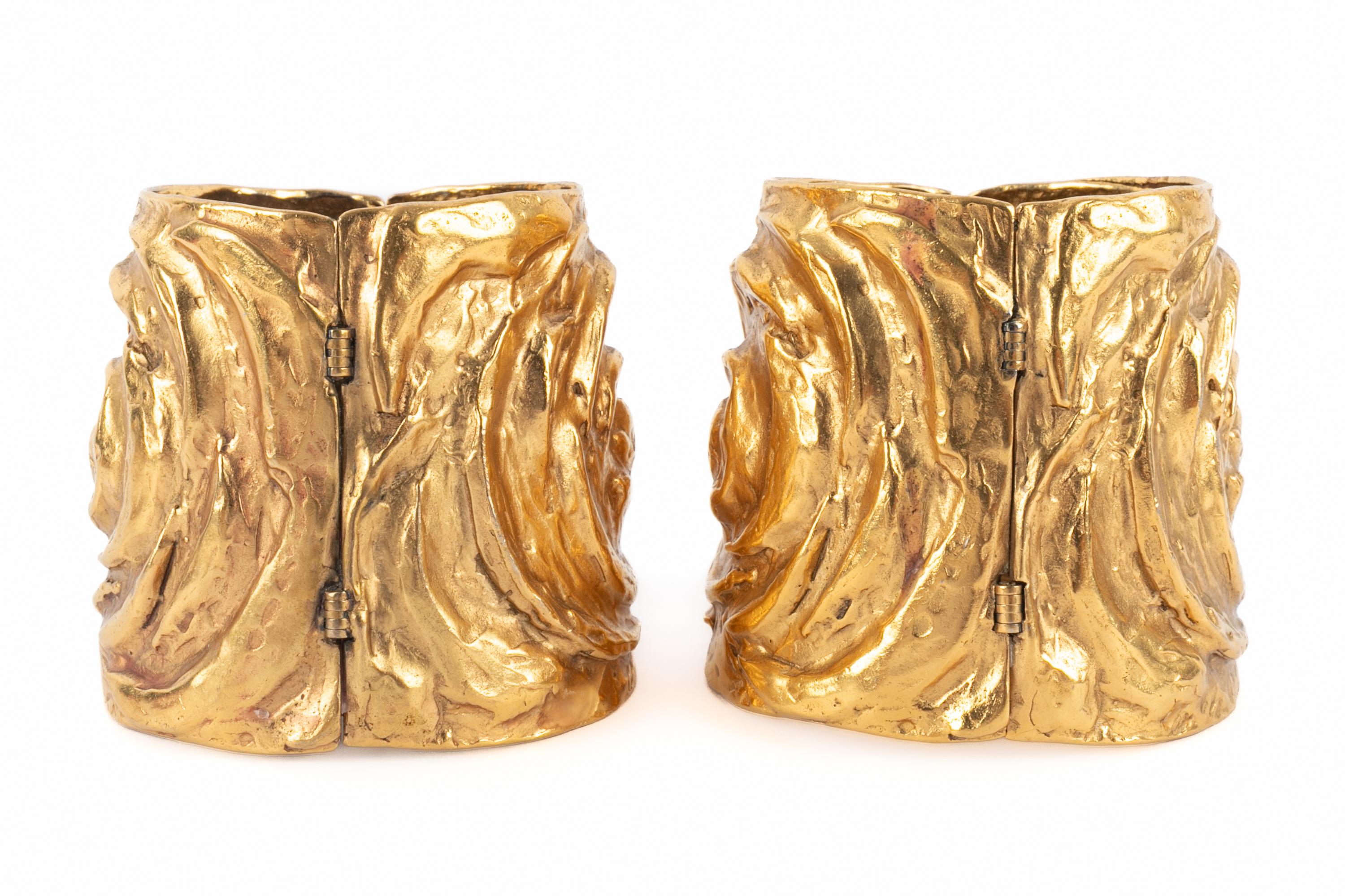 Yves Saint Laurent pair of bracelets For Sale 2