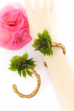 Yves Saint Laurent pair of bracelets Haute Couture