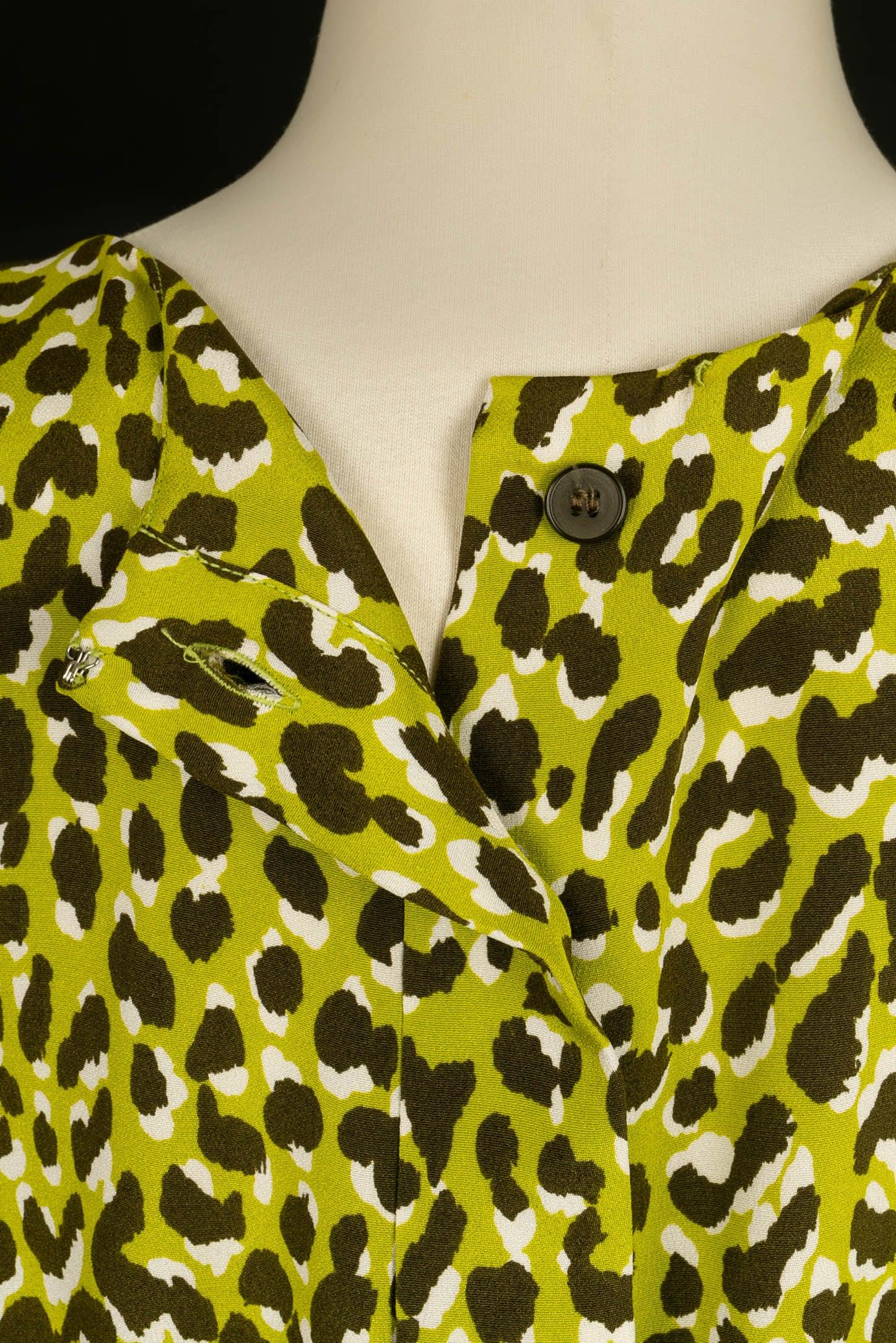 Yves Saint Laurent Panther Dress For Sale 3