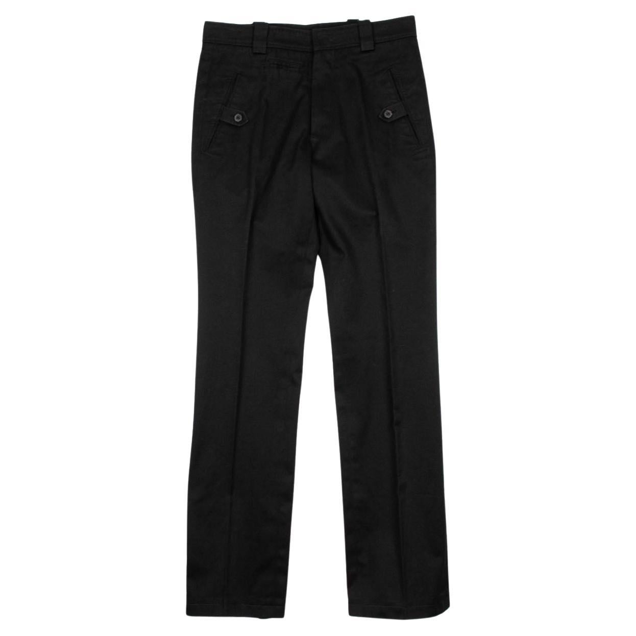 Yves Saint Laurent Pants straight leg Rive Gauche Men vintage Trousers Size ITA4 For Sale