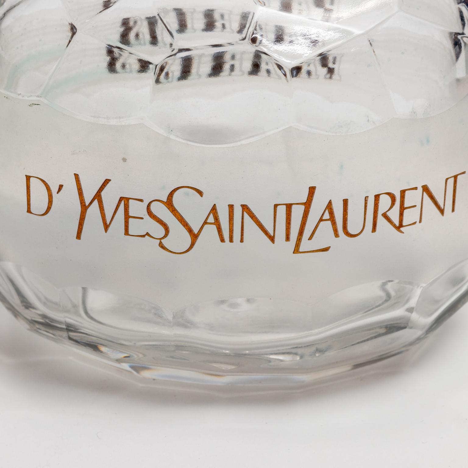French Yves Saint Laurent Paris Factice Perfume Bottle Store Display