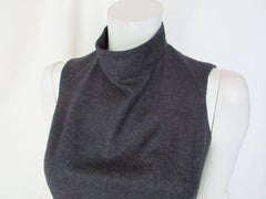 Yves Saint Laurent Paris - Vestito in lana leggera grigio - Piccolo