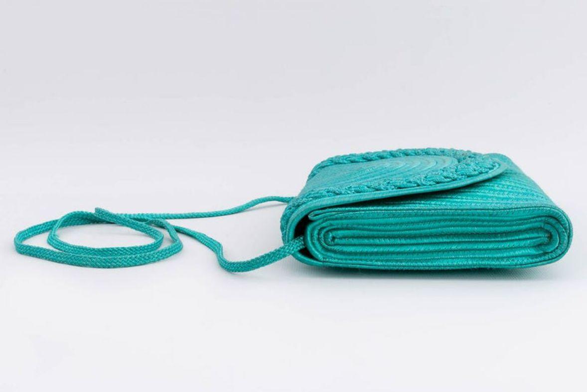 Blue Yves Saint Laurent Passementerie Bag