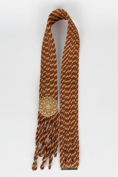 Yves Saint Laurent passementerie belt