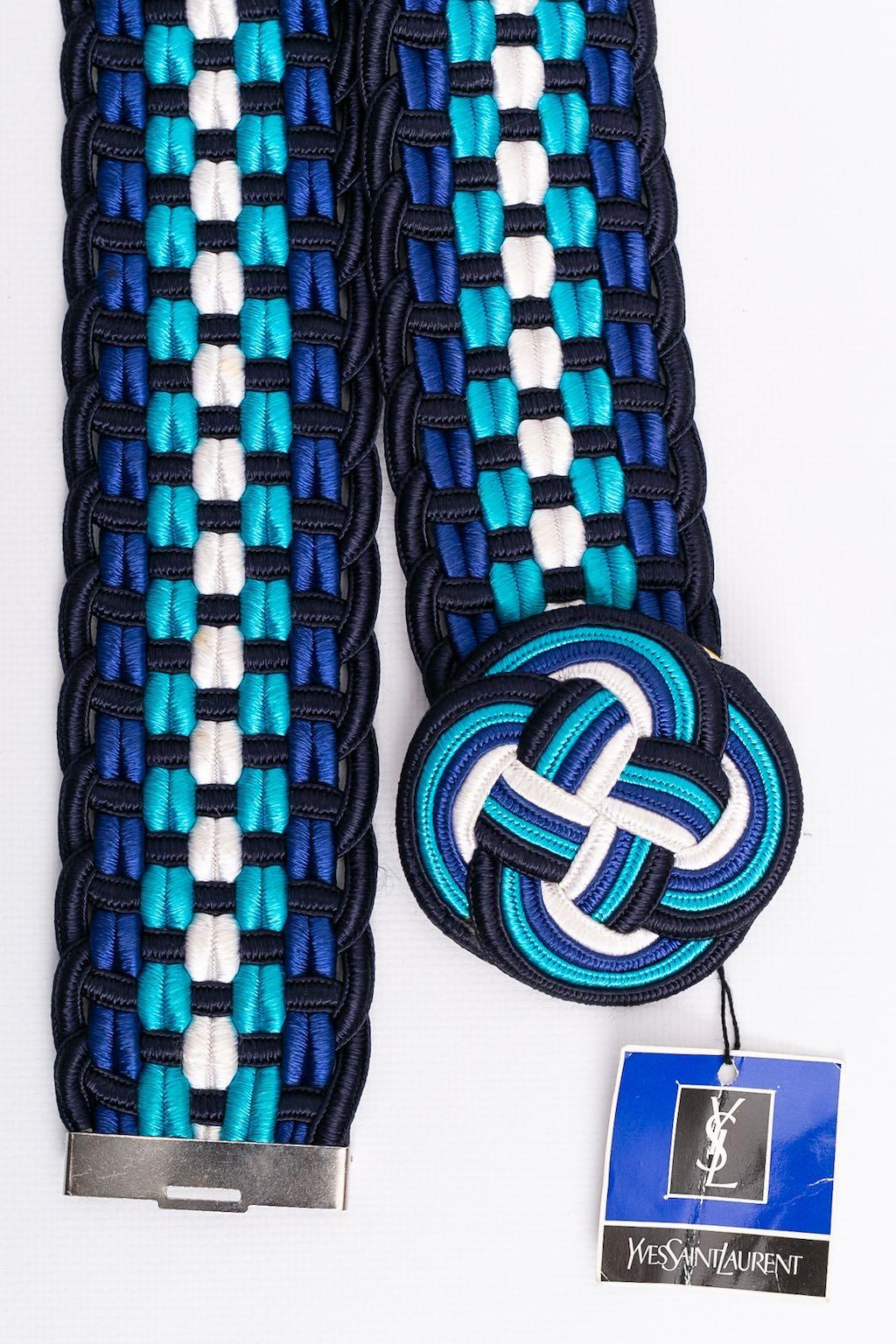 Yves Saint Laurent passementerie belt In Excellent Condition For Sale In SAINT-OUEN-SUR-SEINE, FR