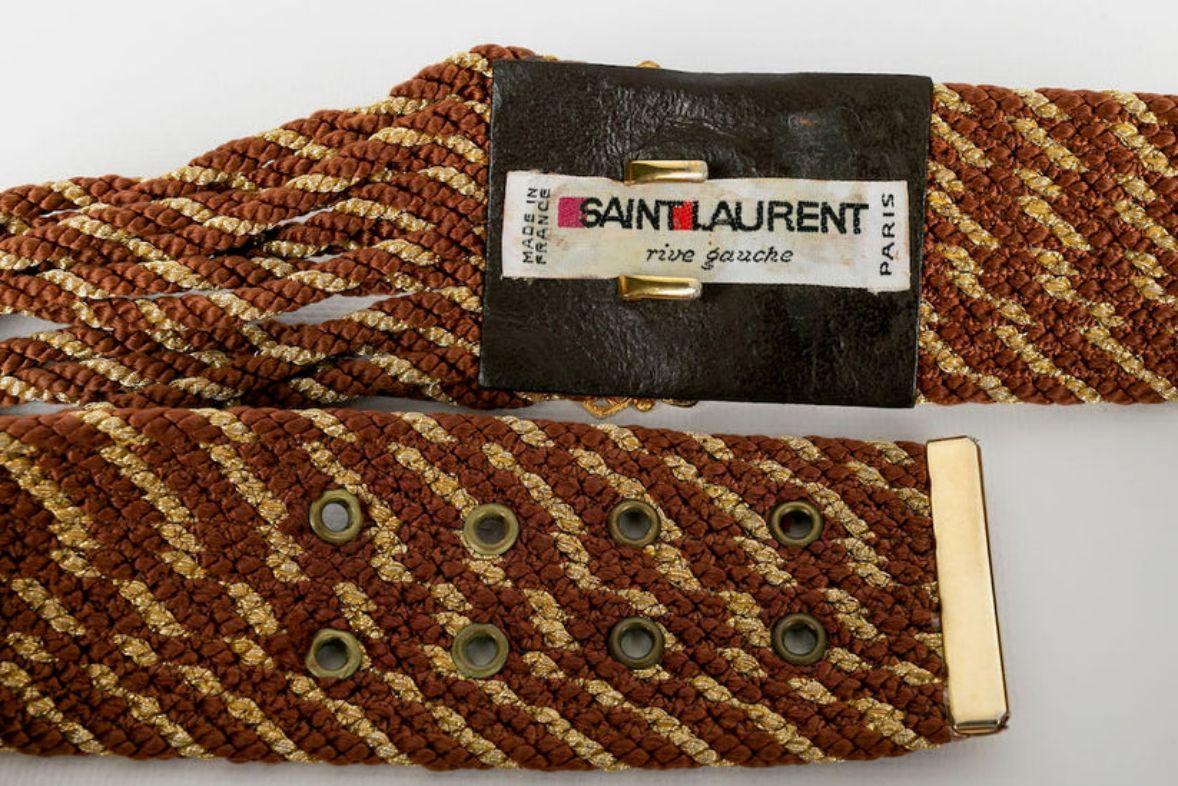 Yves Saint Laurent passementerie belt For Sale 4
