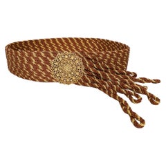 Yves Saint Laurent passementerie belt