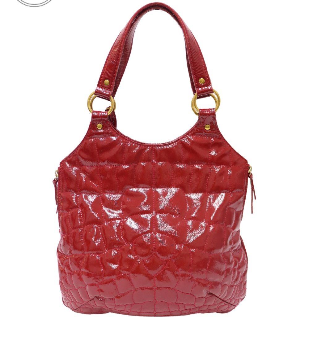 Yves Saint Laurent Patent Leather Tote 1