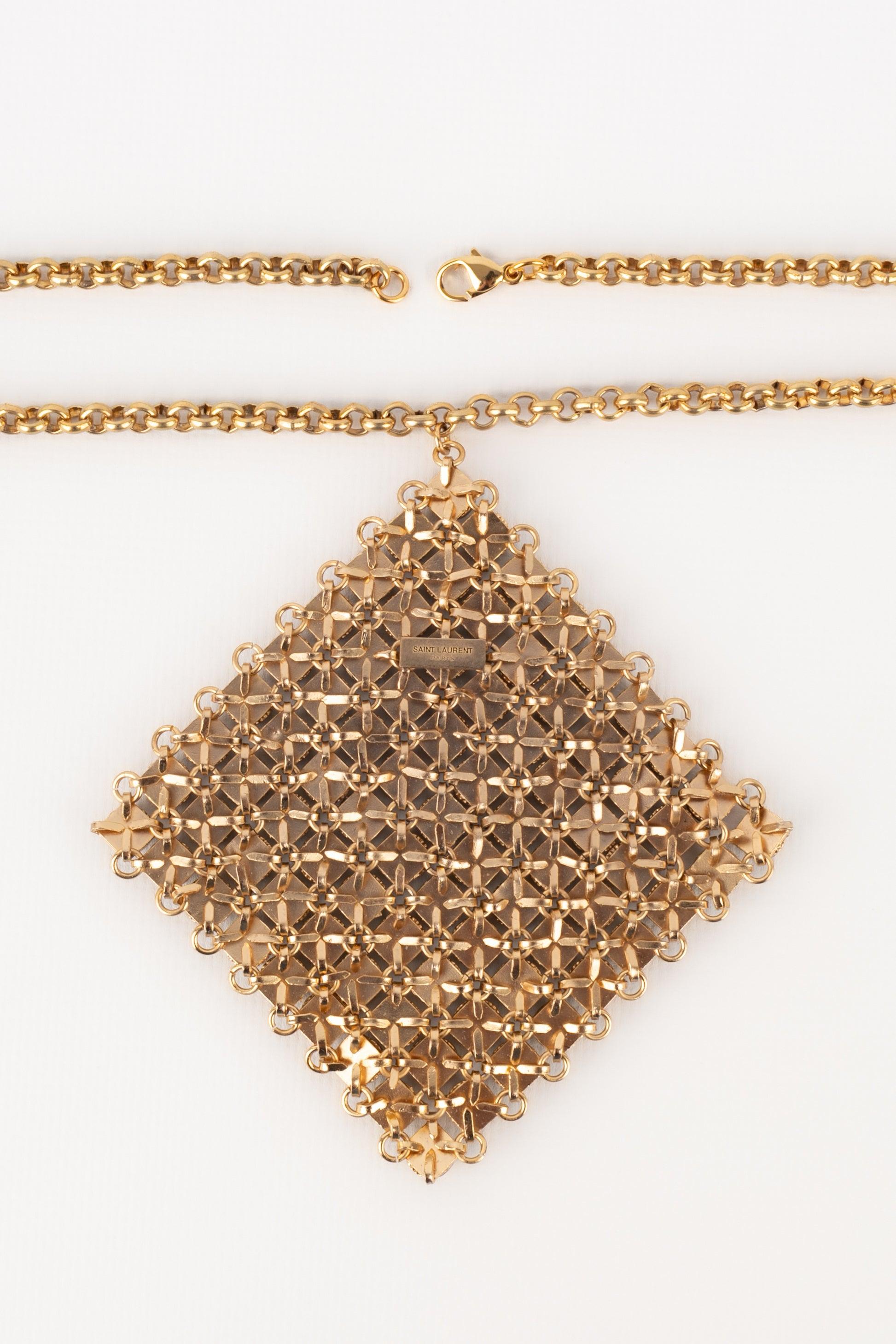 Collier à pendentifs articulés Yves Saint Laurent, années 2010 en vente 1