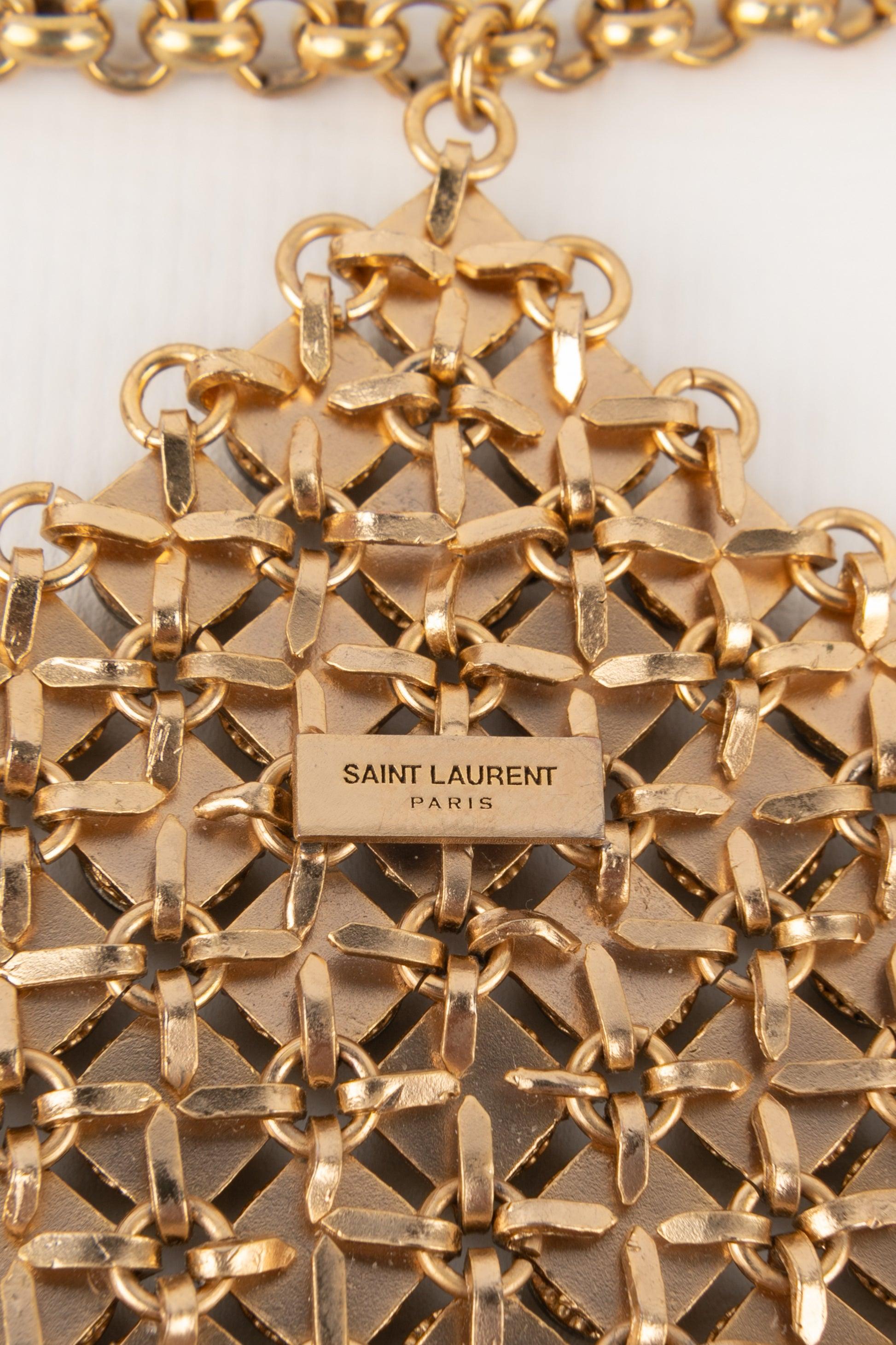 Collier à pendentifs articulés Yves Saint Laurent, années 2010 en vente 2
