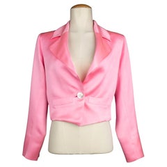 Giacca rosa Yves Saint Laurent