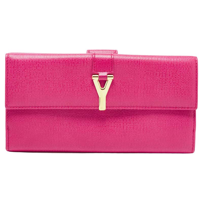Dior Two Tone Pink Cannage Leather Lady Dior Rendez-Vous Wallet For ...