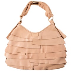 Yves Saint Laurent Pink Leather Saint-Tropez Shoulder Bag