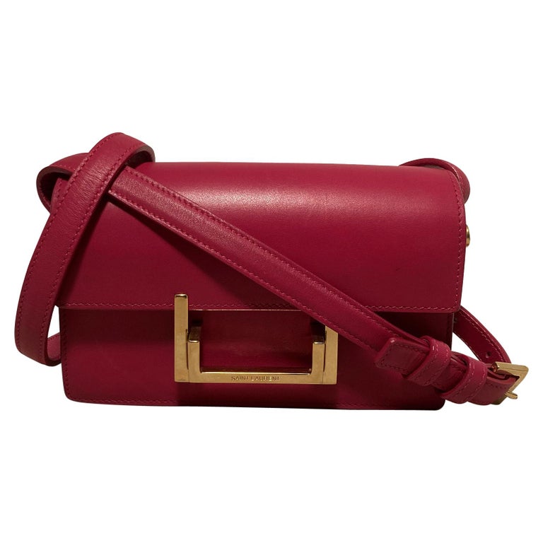 Yves Saint Laurent Pink Leather Small Lulu Bag For Sale at 1stDibs