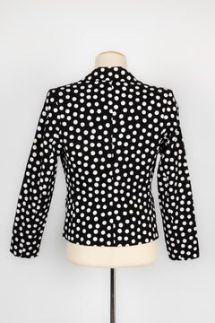 Yves Saint Laurent polka-dot jacket