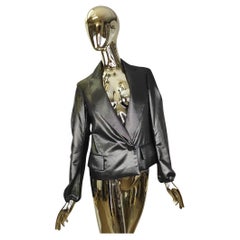 Yves Saint Laurent pre-fall 2009 silver blazer